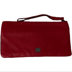 Kooba Red Leather Wristlet Wallet NWT